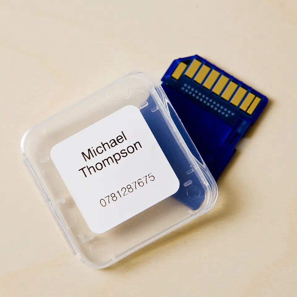 Brother DK-11221 Label roll, 23mm x 23mm, 1000 labels per roll (Black on White)