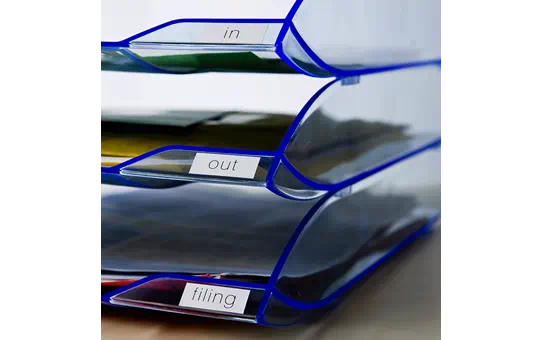 Brother DK-22214 Continuous Paper Label Roll, Width 12mm (Black on White)