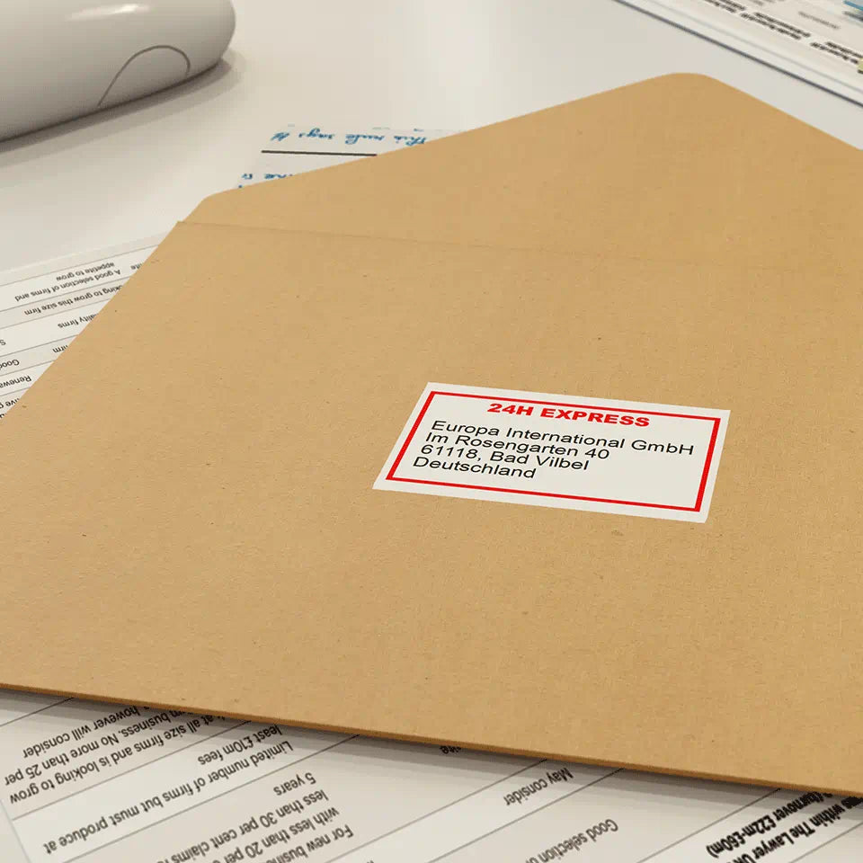 Brother DK-22251 Continuous Paper Label Roll, Width 62mm (Black on White)