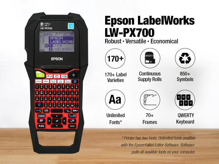 Epson LabelWorks LW-PX700 Label Printer