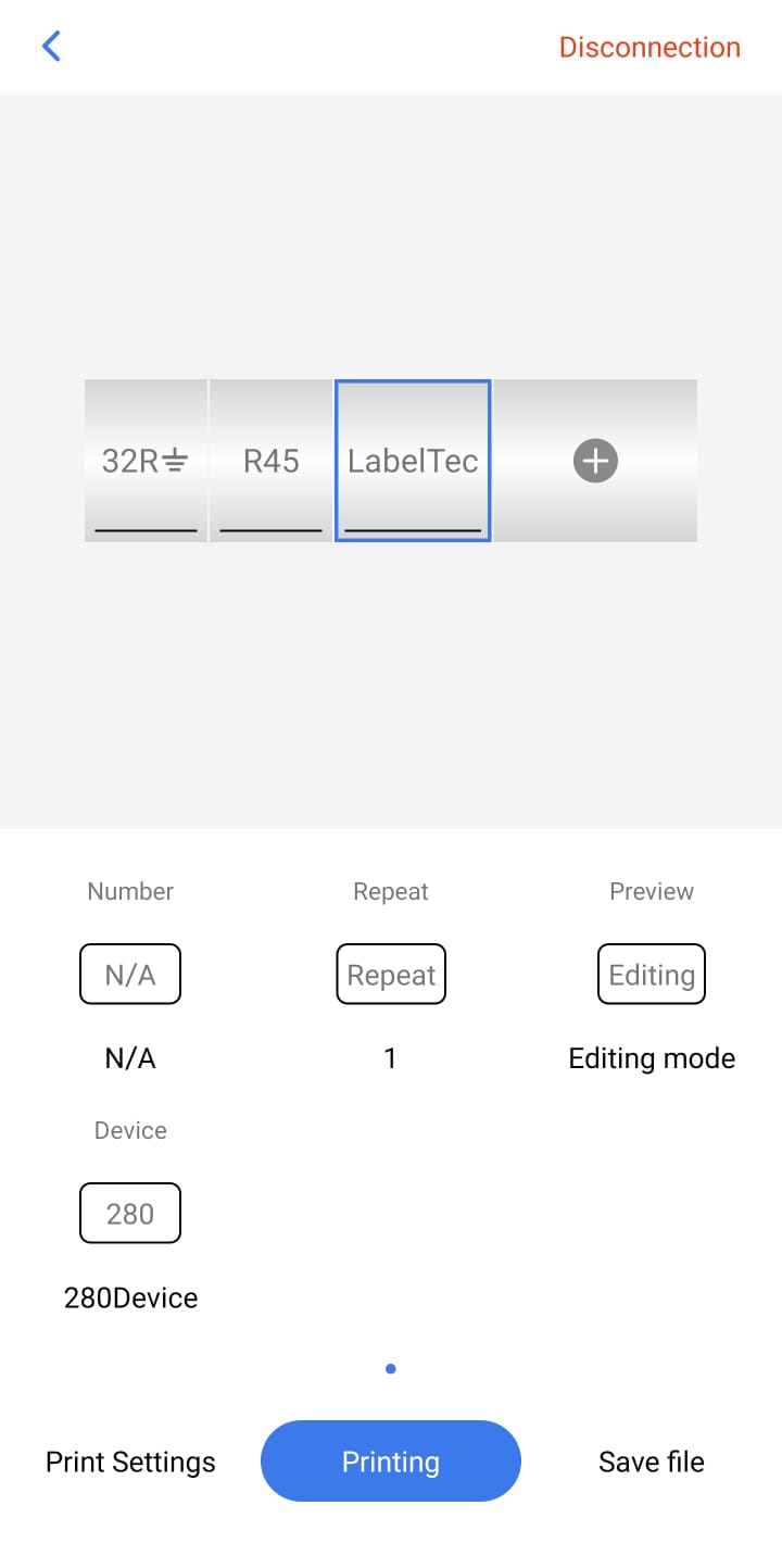LK 280 MINI TUBE PRINTER (with Mobile app)