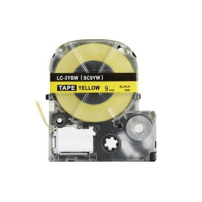 Epson Tape - 9mm - Black on Yellow - LK3YBP