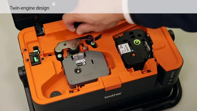 Brother TR-100BK Original Ink Ribbon, Length 100m (Black Ink) 1 Box