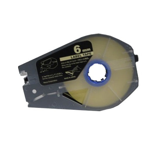 Canon Label Tape Cassette, Width 6mm (Yellow)