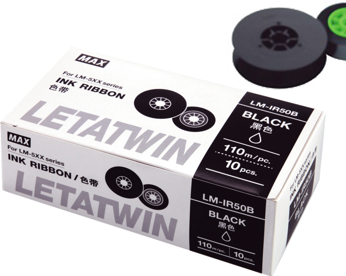 MAX Letatwin Ink Ribbon for LM550 Printers – LabelTec - Saudi Arabia