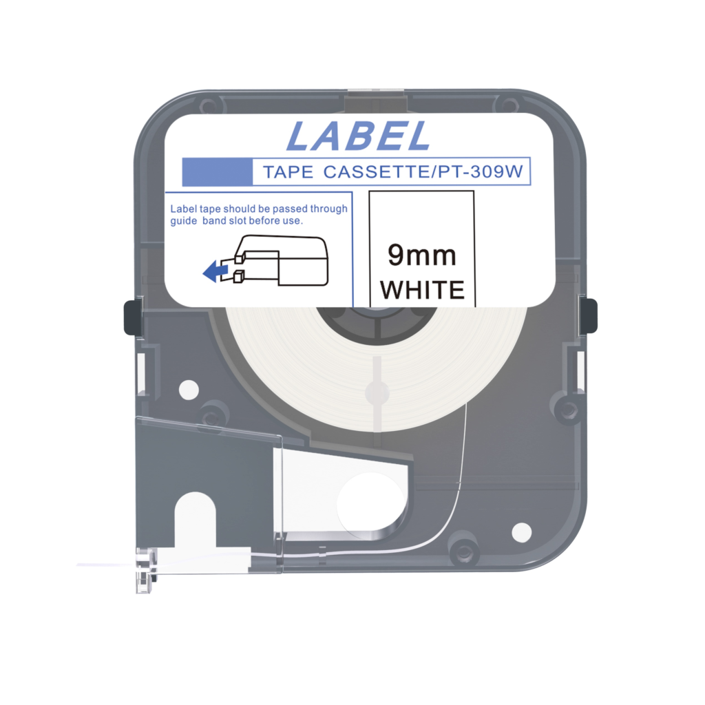 Max Letatwin LM-TP309W Label Tape Cassette, Width 9mm (White ...